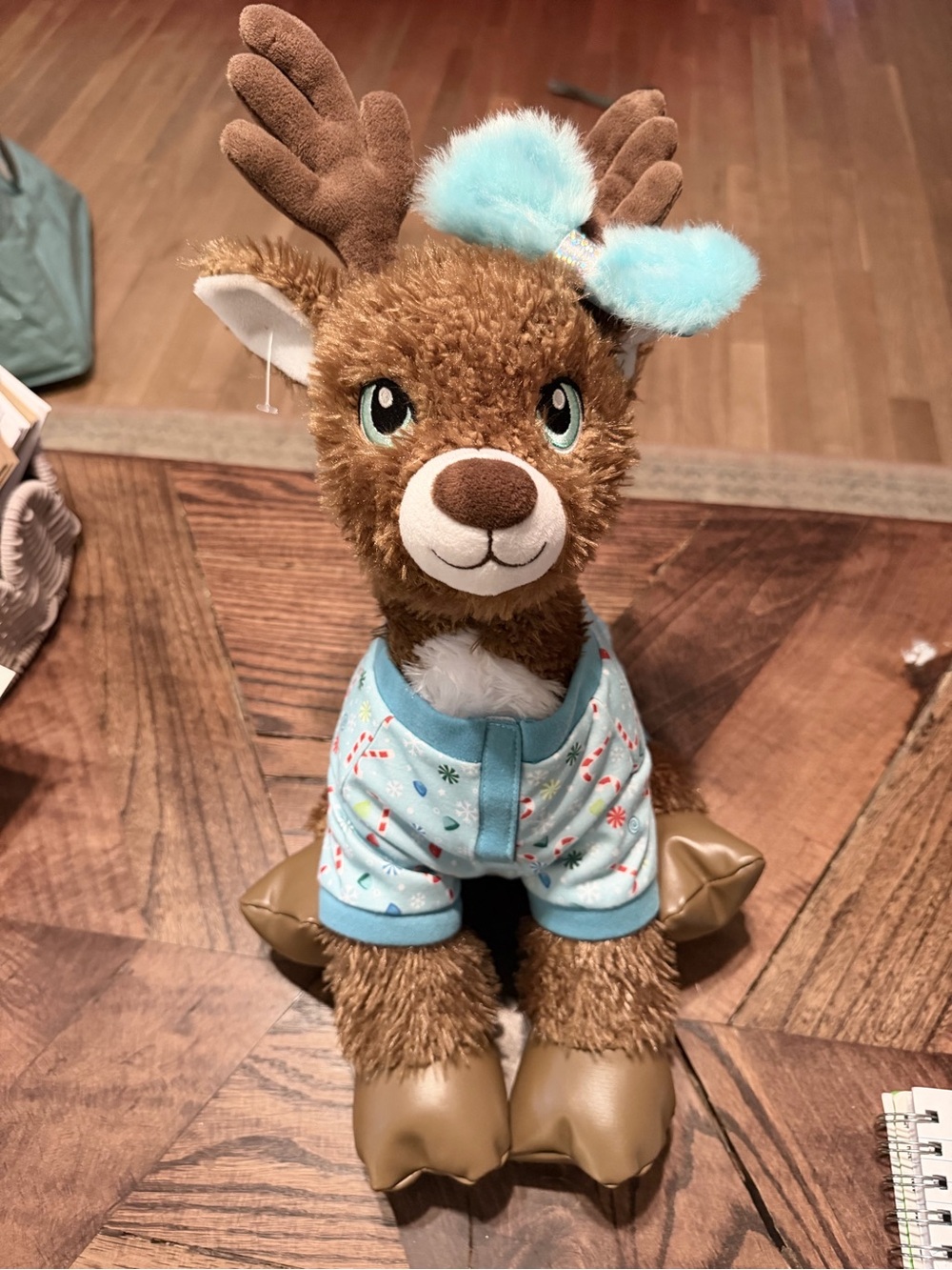 Build-A-Bear Merry Mission Santa's Reindeer Complete 3-Piece Holiday Pajama Set